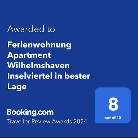 Ferienwohnung Apartment Wilhelmshaven Inselviertel In Bester Lage - Selbstaendiger Check In Moeglich Экстерьер фото